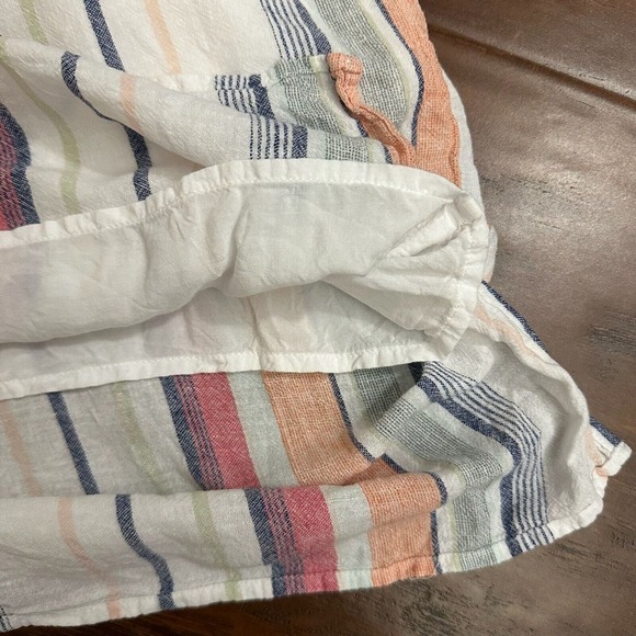 RAILS Wren Striped Linen-blend Tunic Dress in Marrakesh Stripe - Picture 8 of 12